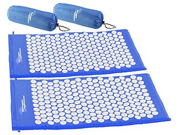 newgen medicals 2er-Set Entspannungsmatten mit 6930 Druckpunkten, 75 x 43 x 2 cm