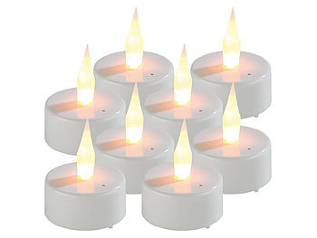 24pcs LED Kerzen Teelichter mit Fernbedienung Stimmungsdeko für Haus Hochzeit
