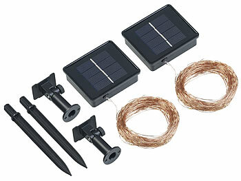 Solar Lichterkette Kupfer