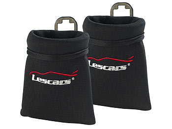 Lescars 2er-Set Neopren-Smart-Pockets - Die praktischen Taschen im Auto