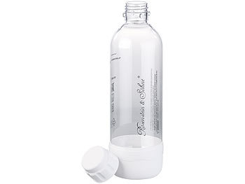 Getränkesprudler: Rosenstein & Söhne PET-Flasche für Getränke-Sprudler WS-300.multi, 1 Liter, BPA-frei