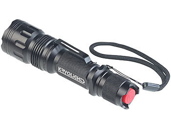 KryoLights Cree-LED-Taschenlampe Police TRC-140.akku, Versandrückläufer