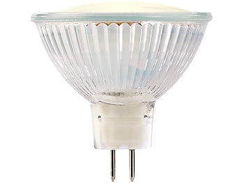 Luminea LED-Spotlight, Glasgehäuse, GU5.3, 2,5W, 240 lm, warmweiß, A+