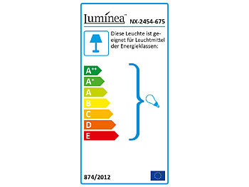 Luminea Deckenlampe mit Bewegungssensor, E27, max. 60 W (Versandrückläufer)