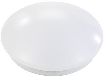 Wand- & Deckenlampe: Luminea LED-Wand- & Deckenleuchte, 8 W, Ø 19 cm, warmweiß