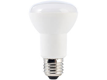 Luminea LED-Reflektor E27, R63, 8 W, 600 lm, tageslichtweiß 6400 K