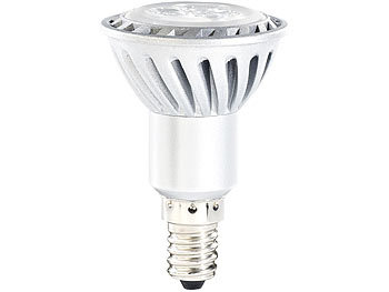 Luminea LED-Spot mit Metallgehäuse, 3x 1W, tageslichtweiß, E14, 230lm, 4er-Set
