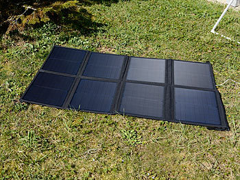 revolt Powerstation & Solar-Generator mit faltbarem 100-W-Solarpanel, 800 Wh