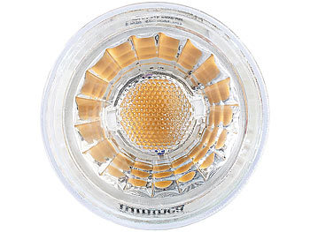 Luminea COB-LED-Spotlight, GU5,3, MR16, 5W, 350lm, warmweiß, 4er-Set