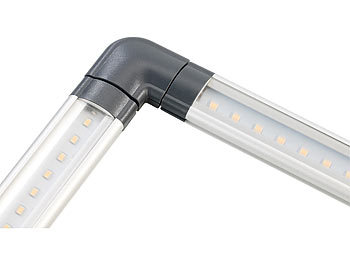 Luminea LED-Unterbauleuchten im Komplett-Set, 50 cm, 3000 K, 5 W