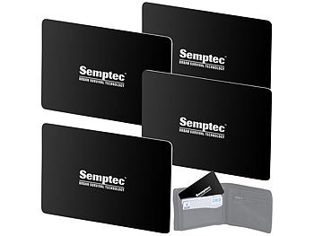 Semptec 2er-Set RFID- & NFC-Blocker-Karten im Scheckkarten-Format