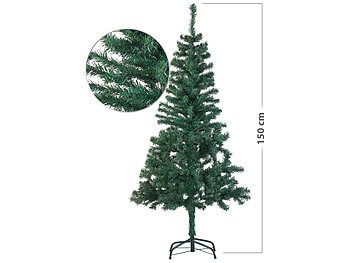 KÃ¼nstlicher Weihnachtsbaum mit 310 Spitzen und StÃ¤nder, 150 cm, grÃ¼n / Weihnachtsbaum