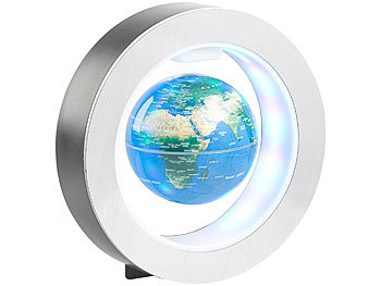 Mini Planet Erde mit Schwebefunktion Schwebe Schwebeglobus mit LED Beleuchtung 