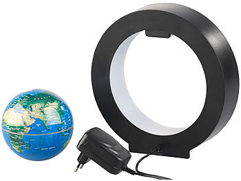 Schwebender Globus mit LED Beleuchtung