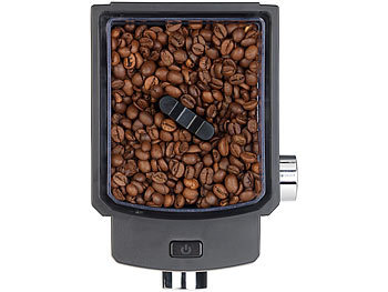 Elektrische Kaffeemühle Scheibenmahlwerk 150 Watt für 250 g Bohnen 