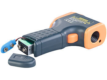 AGT Profi-Infrarot-Thermometer mit Laser, -50 bis +600 °C, LCD, Bluetooth