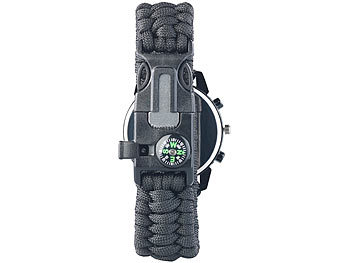 Mini Uhrenarmband Knopf Kompass Armband Überleben Mini Kompass L0C0 L0Z1 F4X5 