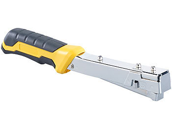 Handtacker: AGT Hammertacker mit Stahl-Gehäuse, für Heftklammern 10,6 - 11,3 mm Breite