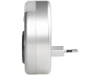 Exbuster Elektro-Mückenstecker: 2er-Set Ultraschall-Schädlingsvertreiber  mit LED-Nachtlicht TS-610 (Mückenstecker Ultraschall)