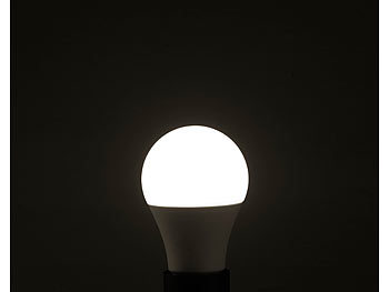 Luminea LED-Lampe mit 3 Helligkeitsstufen, 14 W, 1400 lm, E27, tageslichtweiß