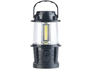 140 lm 3 COB-LEDs Zeltlampe: Dimmbare LED-Laterne IPX4 Batteriebetrieb 3 W 