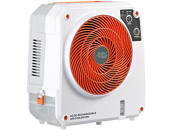 Akku Klimaanlage: Sichler High-Power-Akku-Luftkühler mit Wasserkühlung, 26 Watt, 150 ml/Std.
