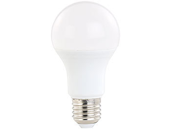 Luminea LED-Lampe mit 3 Helligkeitsstufen, 14 W, 1400 lm, E27, warmweiß, A60