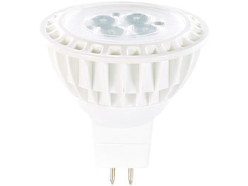 Luminea High-Power LED-Spot GU5.3, 5W, 12V, warmweiß, 320 lm, 10er-Set