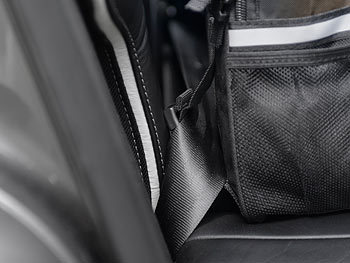 Sweetypet Hand- & Auto-Transporttasche für Haustiere bis 8 kg, Größe M, schwarz