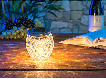 LED Laterne mit Farbwechsel Einmachglas Form Windlicht Gartenlicht Partyleuchte 