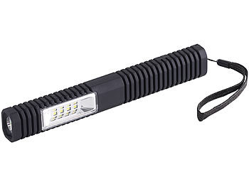 2in1-LED-Taschenlampe TL-115 & COB-LED-Arbeitsleuchte, 4,8W,185lm,IP44 / Taschenlampe