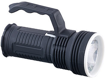 Lunartec Spritzwassergeschützte COB-LED-Taschenlampe TL-107.5, 1 Watt, IP44