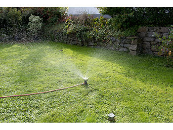 Royal Gardineer Gartensprinkler zum Bewässern und Abkühlen, mit 9 Sprüh-Einstellungen