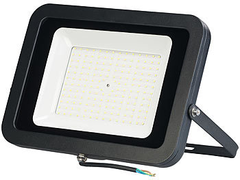 Luminea Wetterfester LED-Fluter mit 13.500 Lumen, tageslichtweiß, 150 W, IP65