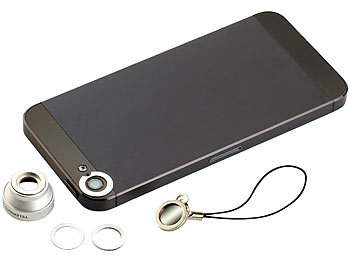 Somikon Magnetisches Teleobjektiv für Smartphones, 2x-Vergrößerung