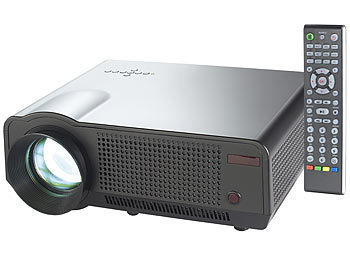 SceneLights LED-LCD-Beamer LB-9300.hd mit WXGA-Auflösung, 2.800 Lumen