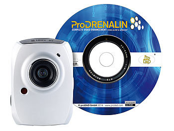 Somikon 3in1-Action-Cam DV-1200 mit Spezial-Software ProDRENALIN