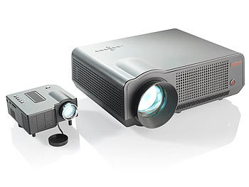 SceneLights Mini-LED-Beamer LB-3001.mini mit 60 Lumen und Media-Player