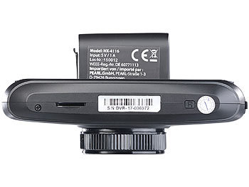 NavGear Autokameras: Super-HD-Dashcam MDV- 3300.SHD, G-Sensor, 170