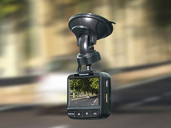 GPS-Gefahren-Warner mit Super-HD-Dashcam und POI-Daten für D/A/CH