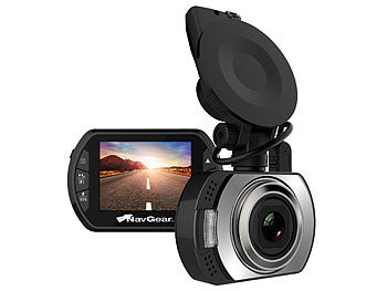 Full-HD-Dashcam MDV-2295 mit GPS, G-Sensor, 120Â°-Weitwinkel / Dashcam