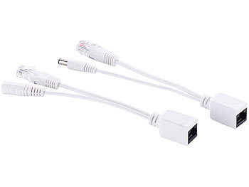PoE Adapter: 7links Adapter zur Stromversorgung von IP-Kameras per Netzwerkkabel