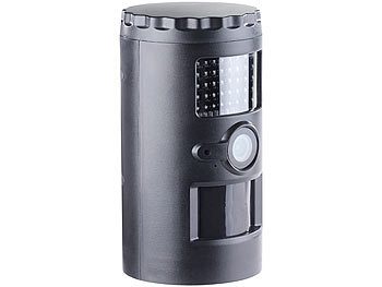 VisorTech HD-Überwachungskamera, Nachtsicht, 110°, 12 Monate Laufzeit, SD, IP66