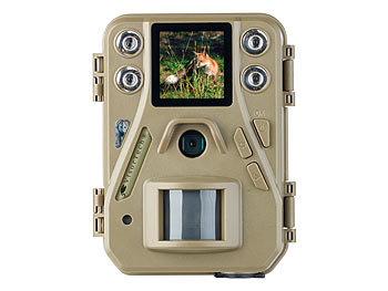 Wildkamera Überwachungskamera 5MP 720P Jagdkamera Fotofalle PIR Nachtsicht DE 