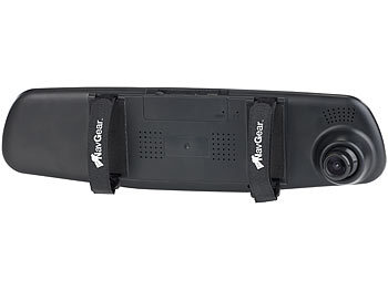 NavGear HD-Rückspiegel-Dashcam mit G-Sensor (Versandrückläufer)
