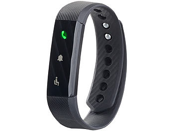 newgen medicals Fitness-Armband mit Schlaferkennung, Bluetooth 4.0 (Versandrückläufer)