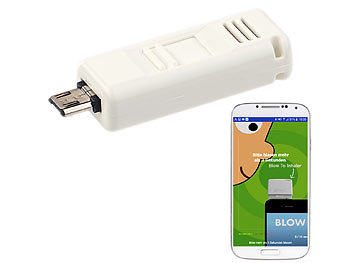 newgen medicals Mini-Alkohol- und Atem-Tester für Android-Geräte mit OTG und Micro-USB