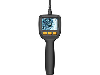 Somikon Endoskop-Kamera mit Farb-LCD-Display, LED-Licht, Batteriebetrieb, IP67