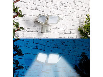 VisorTech HD-IP-Überwachungskamera LED-Strahler, PIR-Sensor (Versandrückläufer)