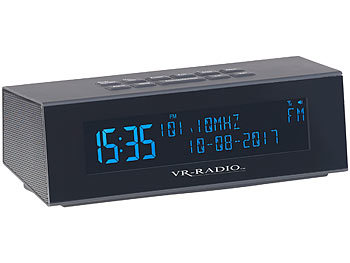 VR-Radio Digitales DAB+/FM-Stereo-Radio mit Wecker, USB-Ladeport & RDS, 8 Watt